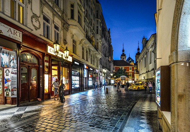 ulička v Praze