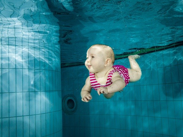 Potápění novorozence